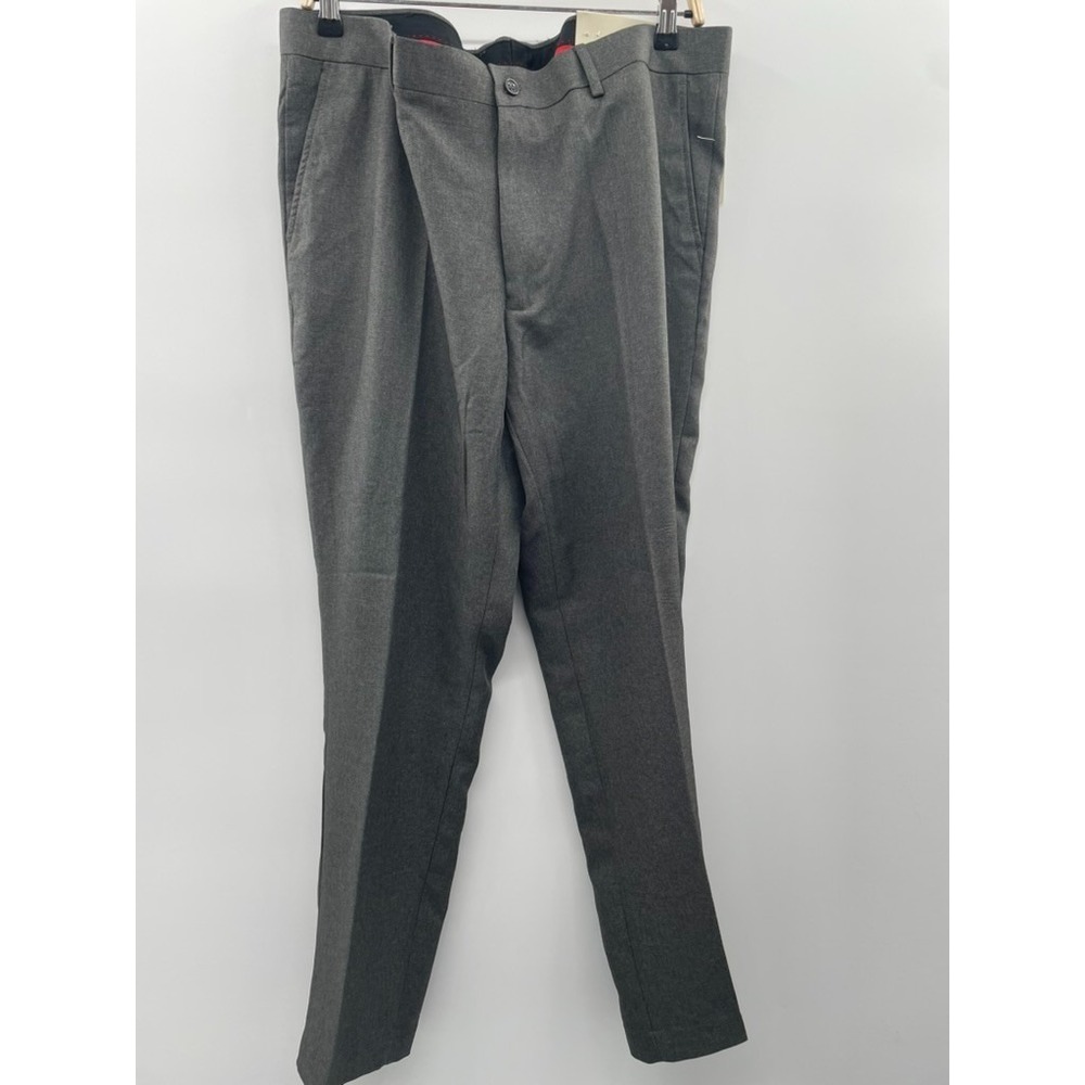 NWT Lucky Brand Dress Pants Men's 38 X 30 Gray Modern Fit 2-Way Stretch Preppy‎